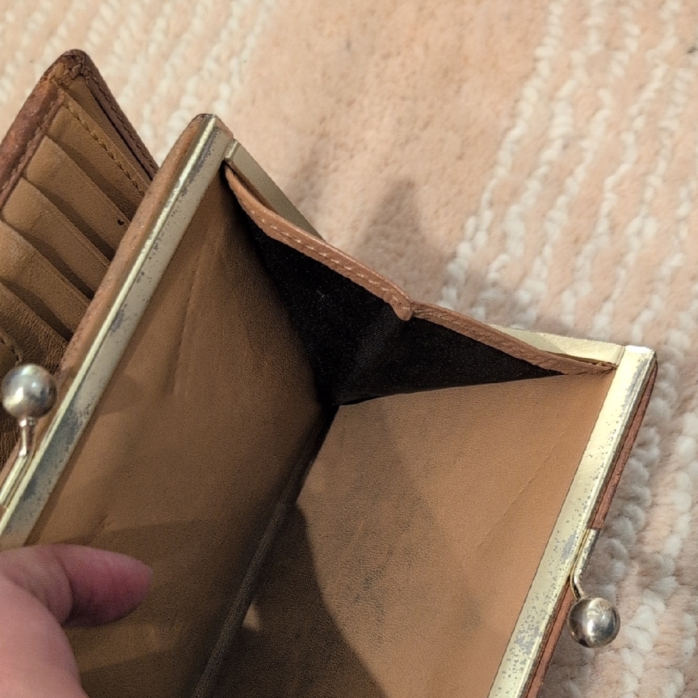 Coach Tan Leather Women's Wallet - Picture 5 of 14